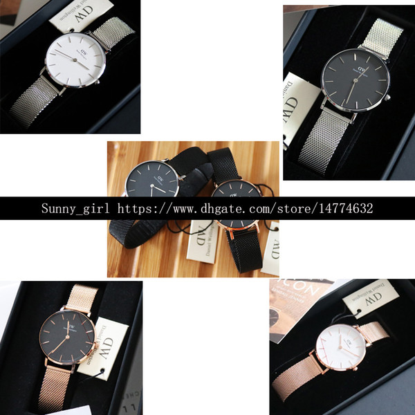 Best Version 32mm Stainess Steel Watch White/Black Face Box is optional in this link