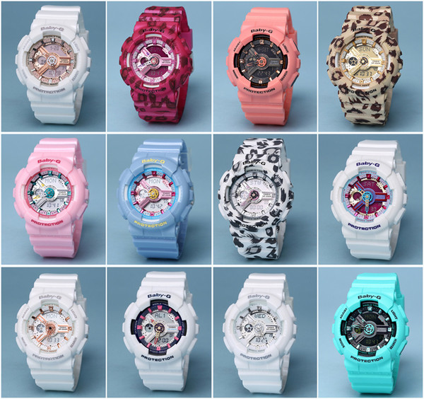 2019 New SMAEL Quality Brand Sports Watches for Women Waterproof 50M Military Army Dual Display Wristwatches Student Watches Montre 3A