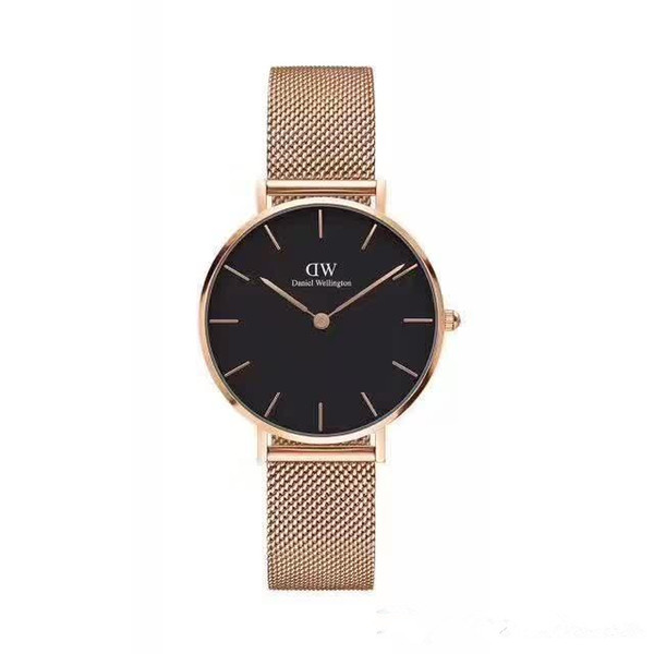 2018 Daniel 32MM Fashion Gold Lady Clock Minimalism Simple Stylish Luxury Casual Women Watches Waterproof Dress Wristwatch for Female