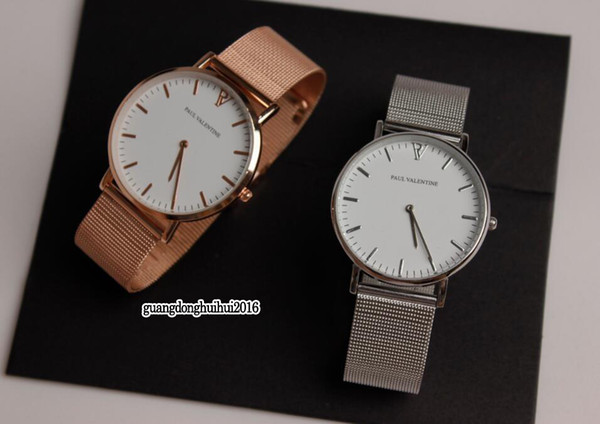 Luxury Watch 40mm mens watch paul Women Watches leather Fashion Brand Quartz wrist Watch Female Clock Relogio Feminino