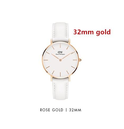 2018 New Luxury Brand Fashion Girls Steel strip Daniel watches 32mm women watches Quartz Belt Watch Feminino Montre Femme Relogio Wristwatc