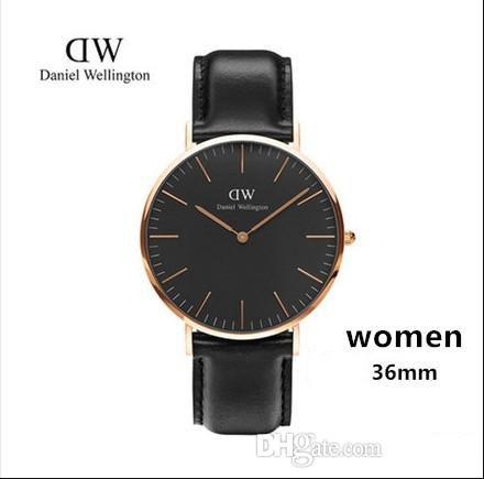 2018 Women Men Watch Quartz Luxury Brand Lovers' Watches Leather Rose Gold Wrist Watch Male Clock female Ladies watches Women Wristwatches