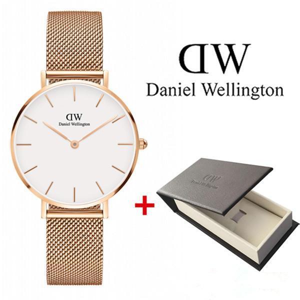 New Fashion Girls Steel strip Daniel Wellington watches 32mm women watches Daniel wellington Quartz Watch DW Clock Wrist watches Relogio