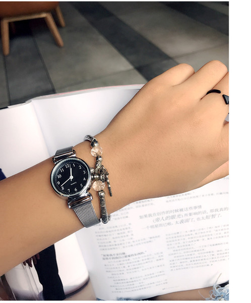 1pcs Top Quality Trand Brand Watch Temperament Fashion Watch Student's Stainless steel Watch Luxury Casual Wristwatch Famous Brand