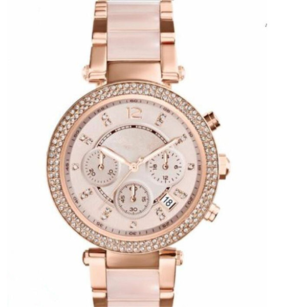 Top quality luxury women chronograph quartz watch diamond watch M5538 M5632 M5688 M5774 M5896 M6119 M6138 M6139+ original box