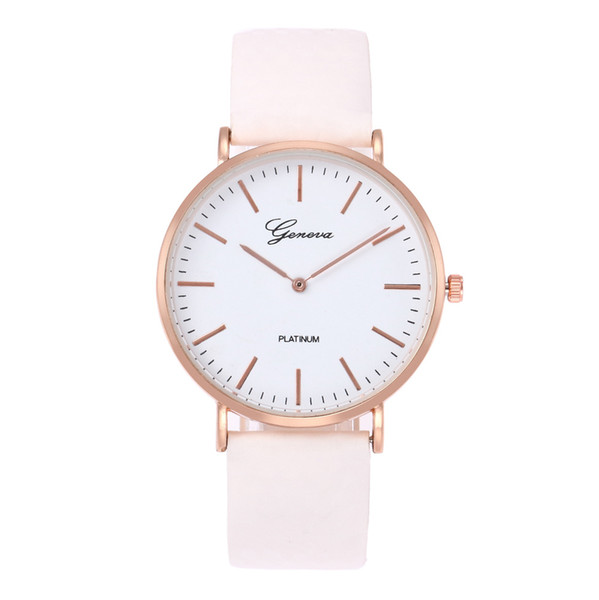 watch Geneva Thermochromic Watches Temperature Change Color Watch Fashion Leather Watch Simple Unisex Casual Quartz Wristwatch WCW051