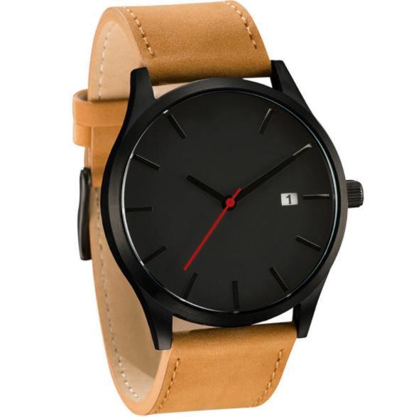 Dropshipping Men's Watches Fashion Leather Quartz Watch Men Casual Sports Watch Male erkek kol saati Wristwatch Hombre Relogio Masculino