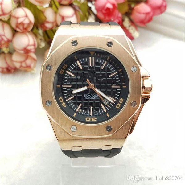 2018 latest version of the leather strap fashion brand high quality clock men's watch casual leisure2