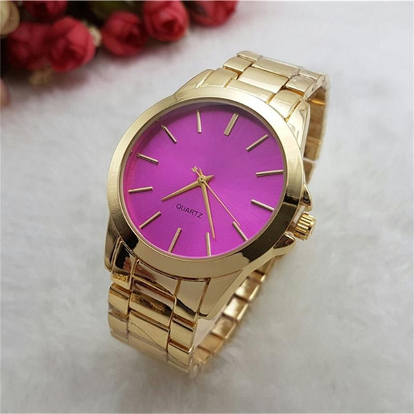 Luxury Watches Fashion Women Watch Stainless Steel Luxury Lady Big Wristwatch Famous High Quality Watches Wholesale Free Shipping