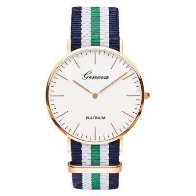 Canvas Belt Garden Shell Day Series Small Fresh Fashion Neutral Fashion Wrist Watch Simple Watch