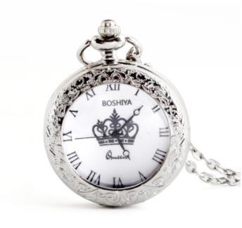 New Fashion Style Retro Pocket Watch Chain Leisure Wind Lovers' Pocket Watch Clothing Accessories Quartz Watch