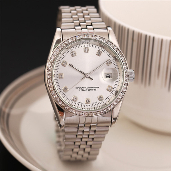 relogio masculino The new fashionable ladies Watches Diamond Women Wristwatch luxury fashion business ms quartz watch with calendar watch