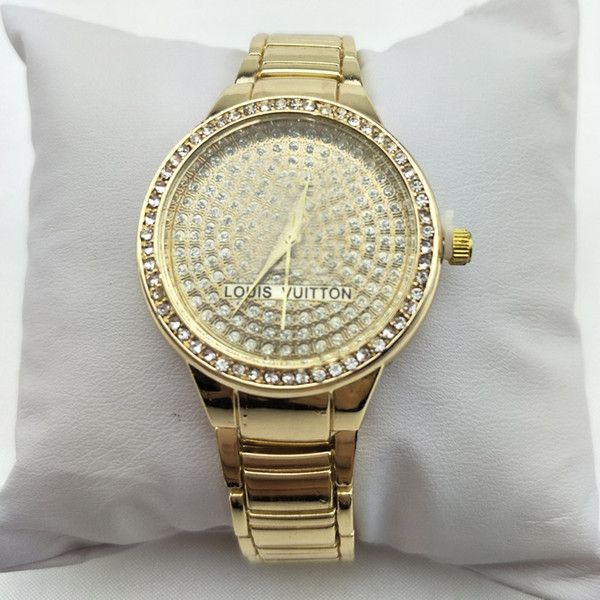 2018 Diamond Brand Womens Watches Fashion Luxury Students Girls Wristwatches Quartz Stainless Steel Cool Womens Watches