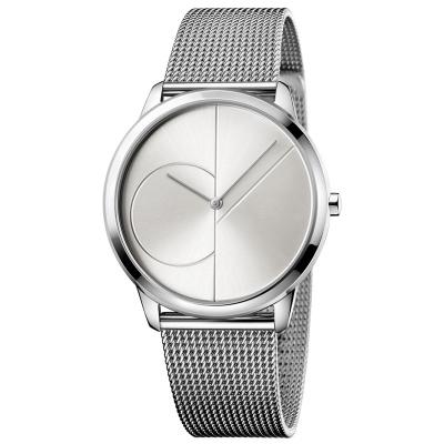 Top fashion brand men's and women's watches ultra-thin black waterproof ladies quartz watch with simple steel belt mesh belt watch