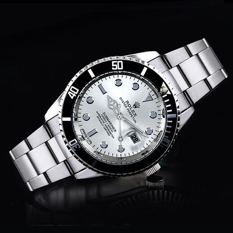 relogio masculino Men's/Women Watch Luxurious Stylish Red Dial with Calendar Bracelet Folding Buckle Master Men's Gift Luxurious Men's