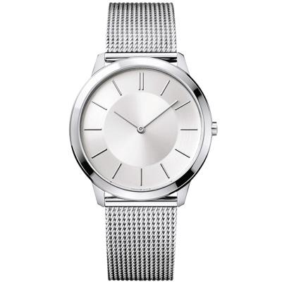 AAA quality luxury watch brand ultra-thin mesh with stainless steel business quartz watch fashion couple casual ladies sports waterproof