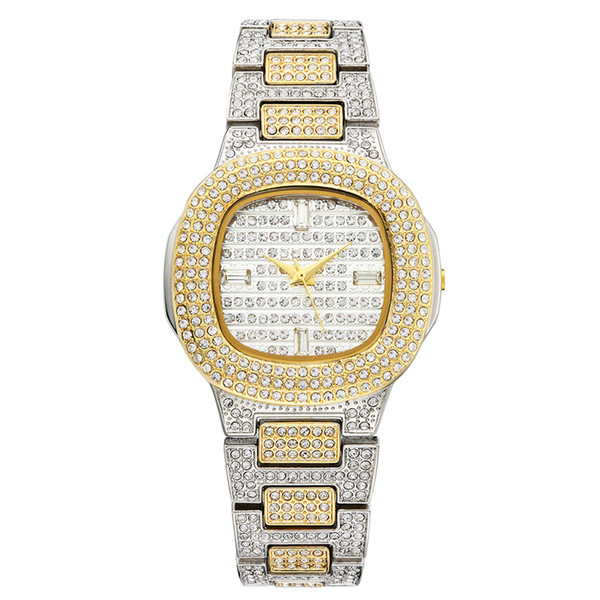 Brand Watch Quartz Ladies Gold Fashion Wrist Watches Diamond Stainless Steel Women Wristwatch Girls Female Clock Hours