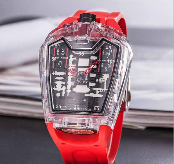 Hot Woman watches waterproof silicone watch quartz watch top luxury Men's watches Automatic Rhinestone calendar Wristwatches