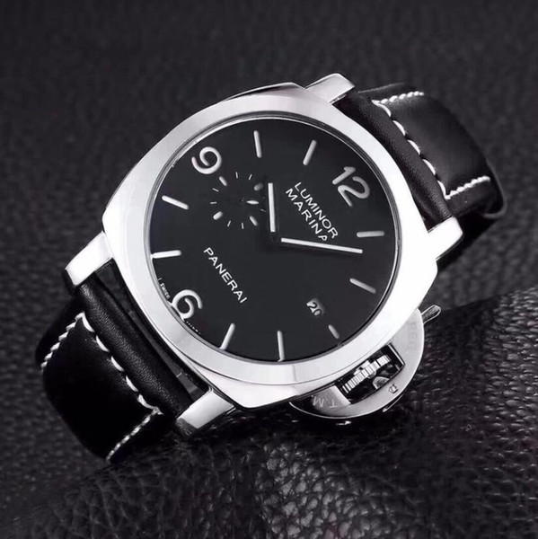 2019 Luxury Brand New Mens Six-pin run seconds Dial Rubber Stainless Steel Watch Casual Waterproof Watches clock Sports Wristwatches AA089