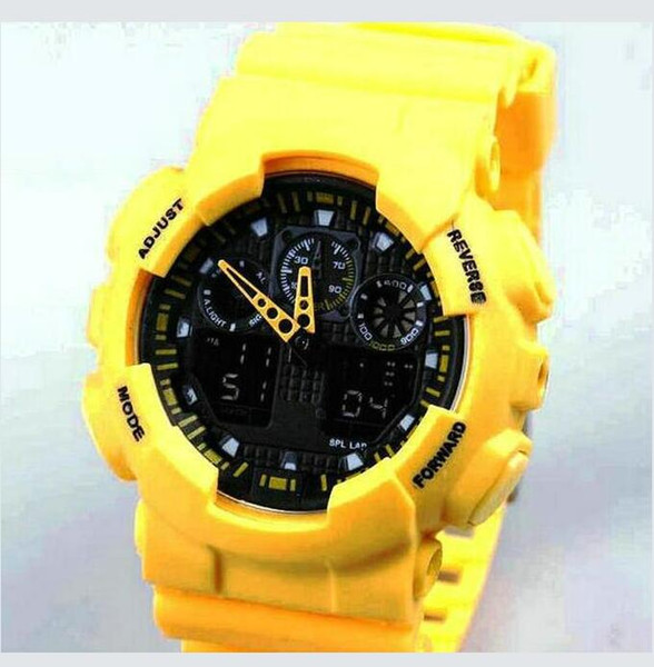 GA100 Sports Watches Waterproof wristwatches Luxury Digital Watch 5 color with box