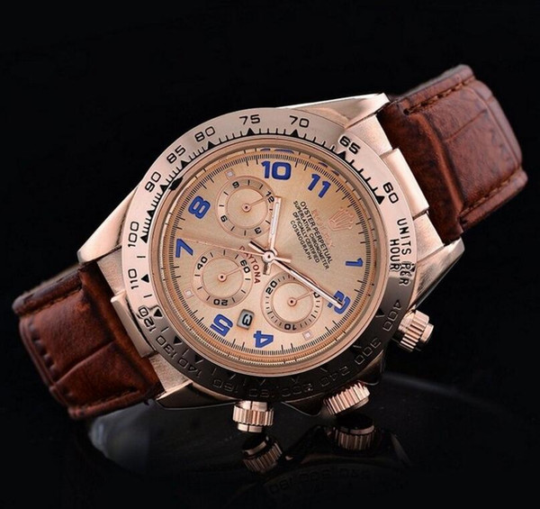 Luxury men's fashion sports watch Japanese quartz movement men's and women's fashion dress watch