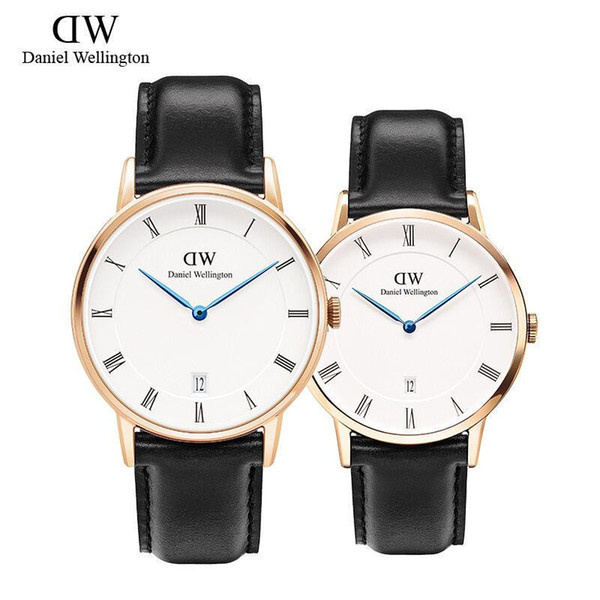 New Daniel Women watches 34/40mm men watches Fashion luxury Lovers watches Quartz Couple watch Montres homme Relogios homem Wristwatches