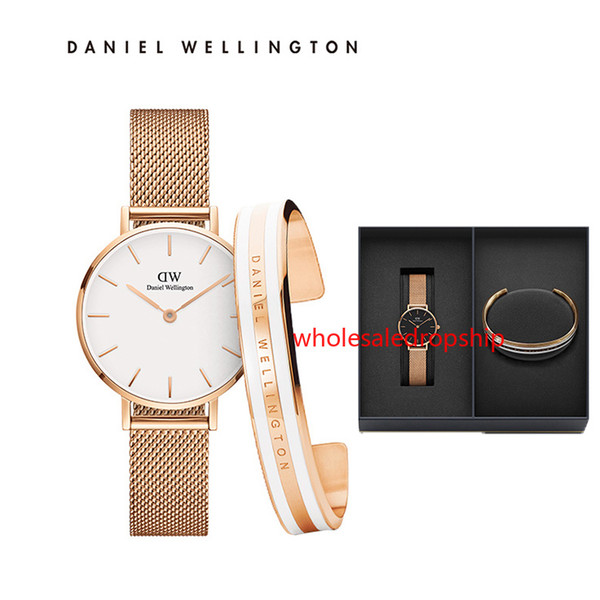 Daniel Wellington Mens Watches watches With gift box Womens Watch DW CUFF bracelet Quartz Watch Clock Relogio Feminino Montre Femme