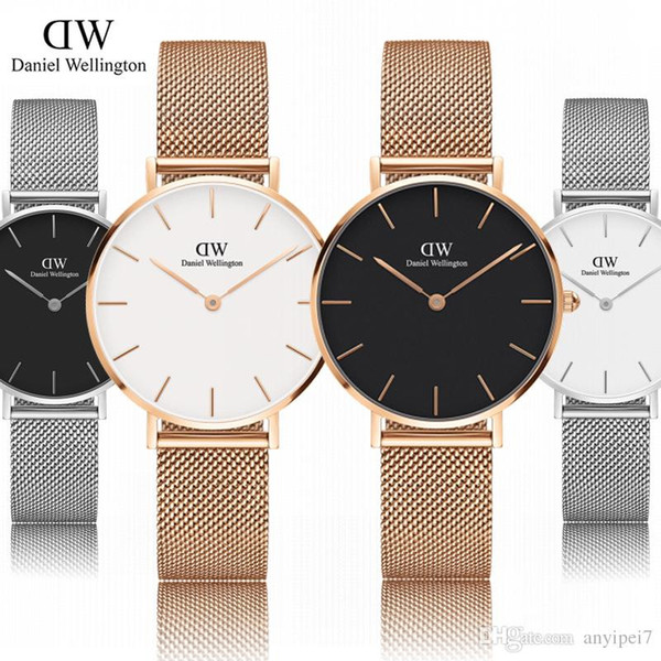 Daniel wellington dw watch ladies wristwatches women luxury brand stainless steel gold Fashion designer Quartz watches Montres pour femmes