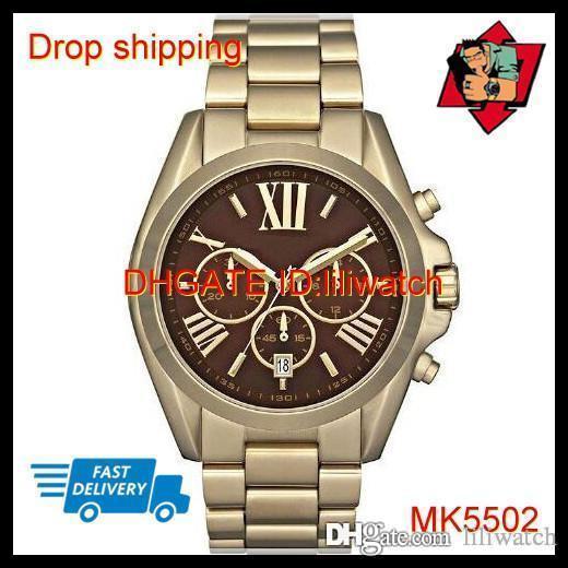 100% ORIGINAL JAPAN MOVEMENT DROP SHIPPING New MK5502 MK5503 MK5535 MK5550 MK5605 MK5606 MK5627 MK5628 MK5651 Bradshaw Ladies Luxury Watch