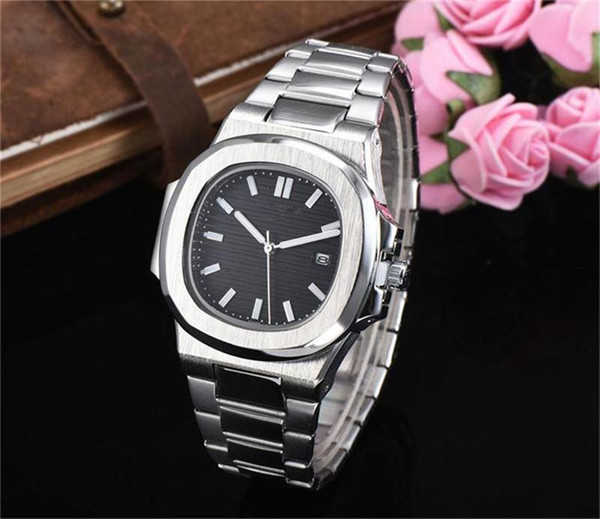 2018 new luxury sports watch men's and women's leisure fashion leisure fashion steel band quartz watch Wholesale Free Shipping