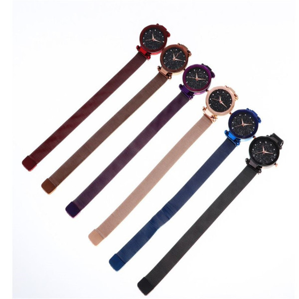 2018 Hot Star Watch Magnet Watch Female Fashion Net Quartz Watch