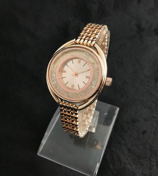 2017 boutique fashion bracelet ultra-thin gold watch dress brand watch ladies and ladies angel model ladies diamond watch