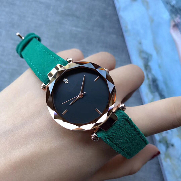 2018 brand quartz watch ladies 34mm waterproof leather watch fashion romantic woman watch Relogio Faminino Montre Femme