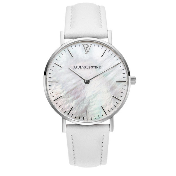 New Fashion Watch paul valentine Luxury mens watches Sport Casual Simple bracelet Leather Strap chronograph calendar Quartz Wristwatches