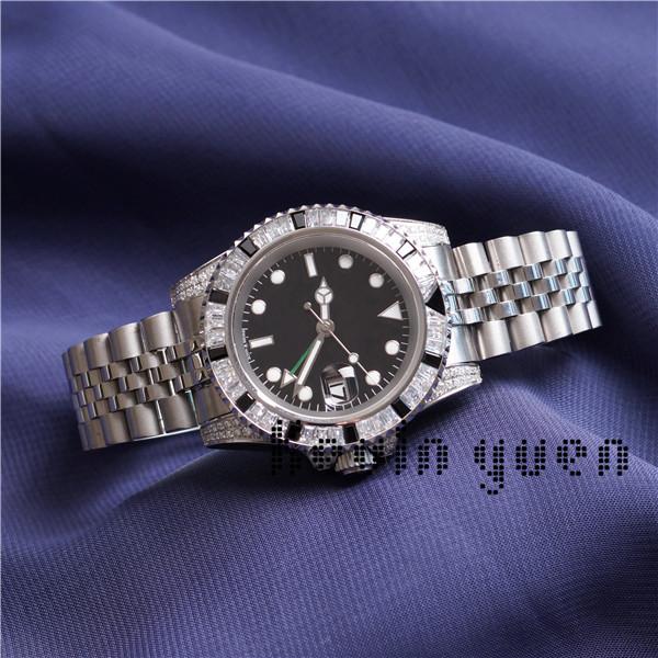 New Fashion Women Watch Lady Diamond Rhonestone Watch Stainless Steel Jubilee Strap Clasp Bracelet Wristwatch Special Design Relojes Mujer