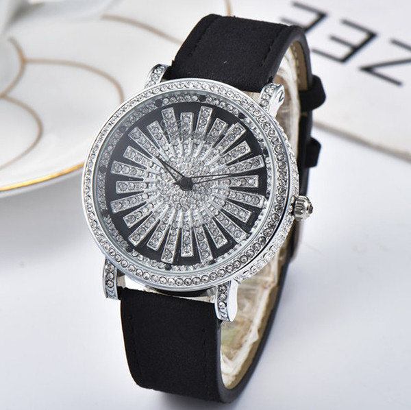 New Mens womens Daniel watches Men Women Watches DW Quartz Watch Female Clock Relogio Montre Femme Leather waterproof rhinestone clock