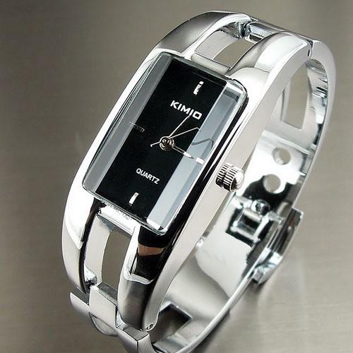 Women Wristwatch Bangle Dial Stainless Steel Women Quartz Watches KIMIO Brand Ladies Wristwatch Analog Antique Relogio Feminino
