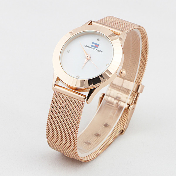 aaa luxury Brand Rose Gold Mesh Stainless Steel Watches Women Elegant Top Brand Luxury designer Casual Clock Ladies Dress Wrist Watch