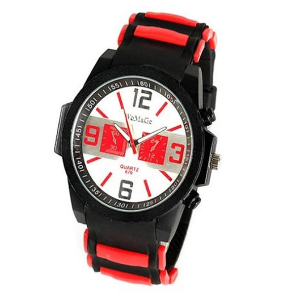 Red Black Famous Brand Luxury Women Watch Man Watch Lovers Quartz Leather Sport Watch Japan Wristwatch