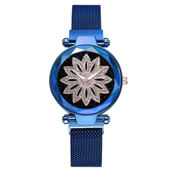 New Luxury Women Watches Alloy Magnetic Mesh Strap Watch Ladies Quartz Wristwatches Clock Gifts Relogio Feminino Montre Femme