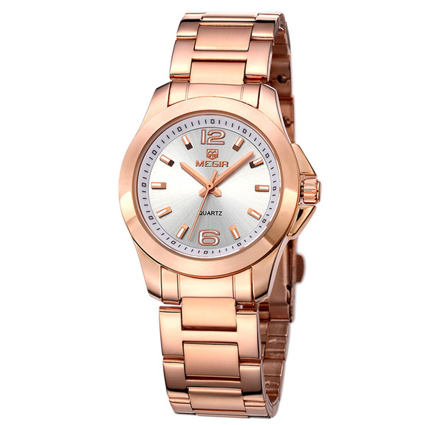 2017 fashion charm female rose gold wrist Watch brand name stainless steel band womens Quartz clock business office lady watches gift