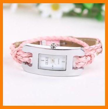 110 pcs/lot Hand-woven wrap leather rope watch Ladies Watches women's wrirstwatch bracelet watches