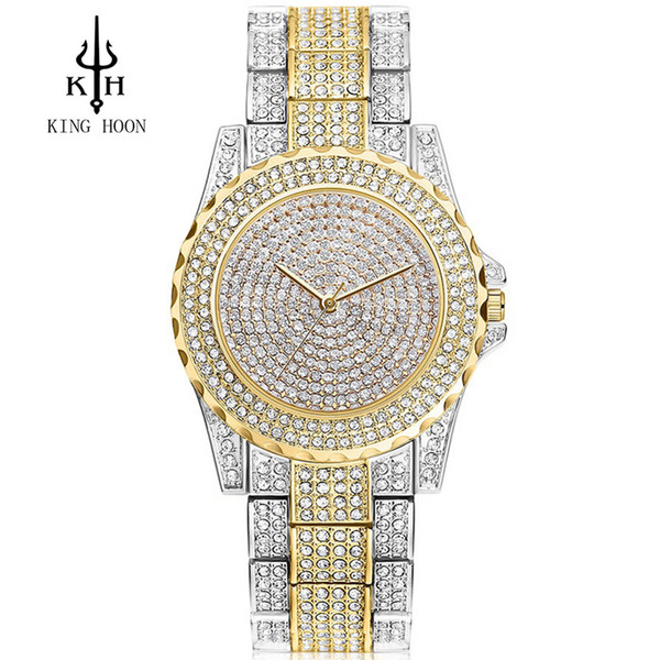 2016 New Arrival Luxury Women Watches Rhinestone Crystal Wristwatch Lady Dress Watch Men's Luxury Analog Quartz Watches RelogioY1883009