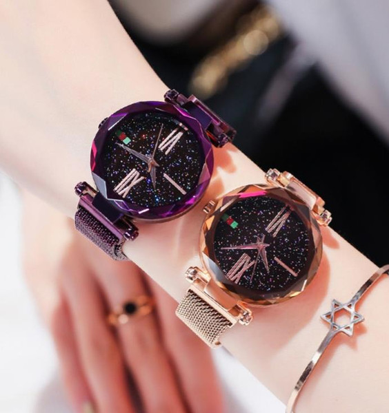 Starry Sky Watch Ms. Magnetic Waterproof Same Net Red Magnet Simple Women's Watch Student Quartz Watch