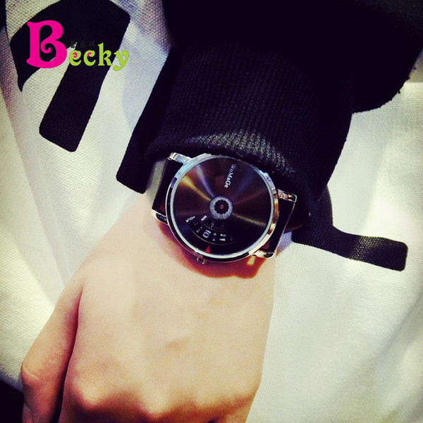 Korean new female watch female students creative personality of the Korean fashion trend when men simple decorative lovely wheel