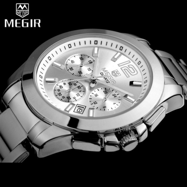 Megir Women Lover Wrist Watch Top Luxury Brand Female Chronograph Clocks Elegant Classic Lady Clock Girl Quartz Watches New 5006