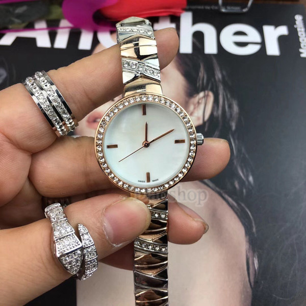 2018 Elegant Women Watch Luxury Fashion Brand Ladies Crystal Rhinestone Gold Quartz Watch Relogio Feminino Reloj Mujer Montre Femme