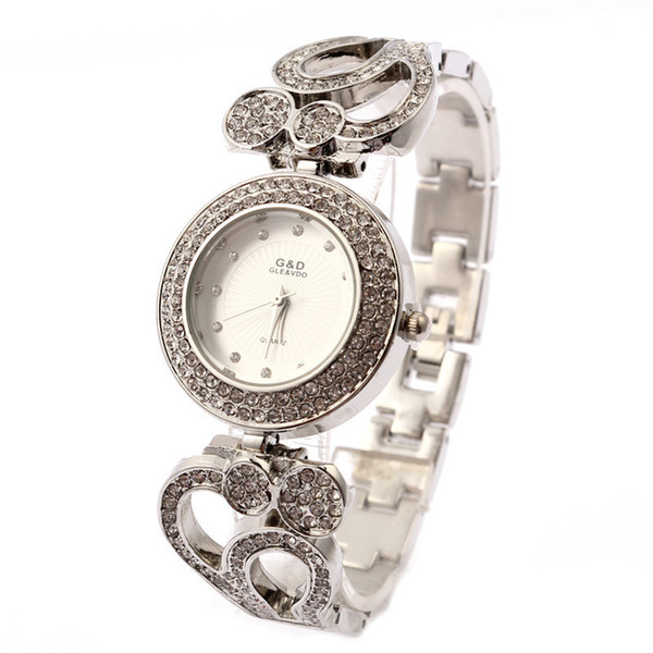 G & D Wrist Watch Woman Surface Concise Fashion Diamond Bracelet Surface