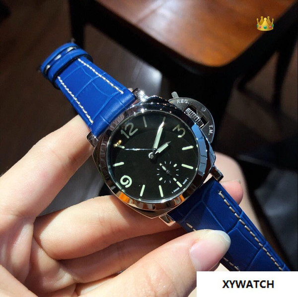 SILVER Swiss movement All work QUARTZ BLUE LEATHER BELT STOCK 36 MM women watch sport wholesale new Stainless steeL Womens watches