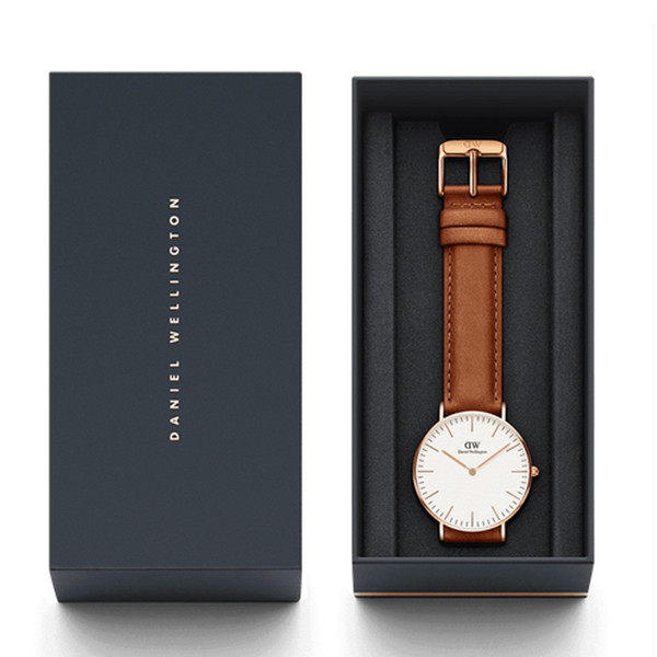 2019 Daniel Wellington Classic AAA Quality Top Grade Luxury Brand DW Quartz Watches Men 40mm Women 36mm Genuine Leather Strap Watch